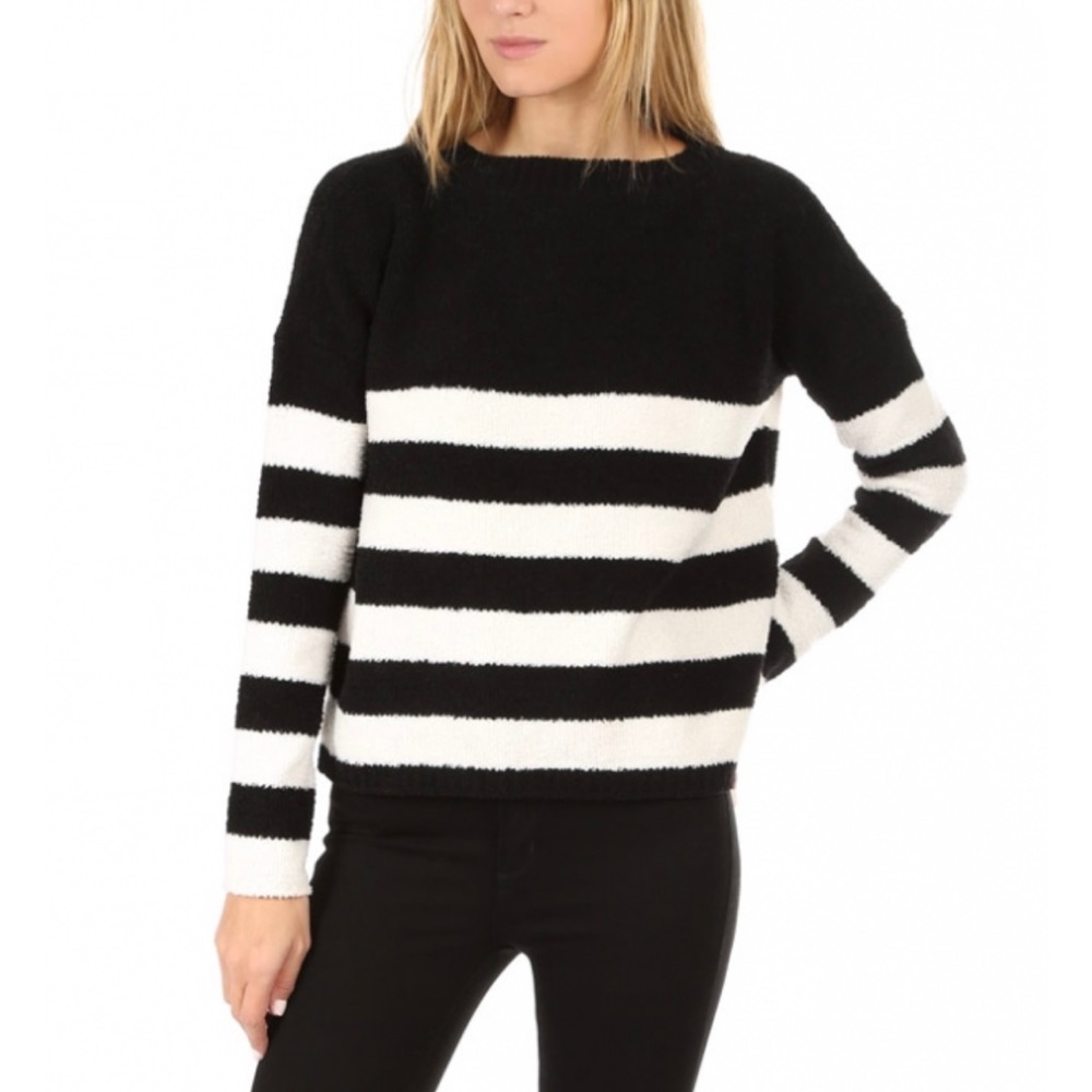 ATM Chenille Boat Neck Sweater